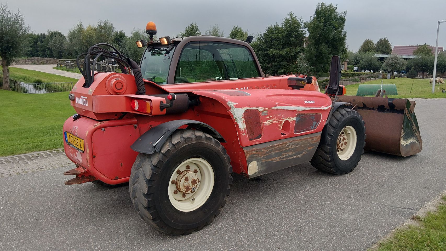 Manitou MVT 628 turbo verreiker (weinig uur) bak+vorken