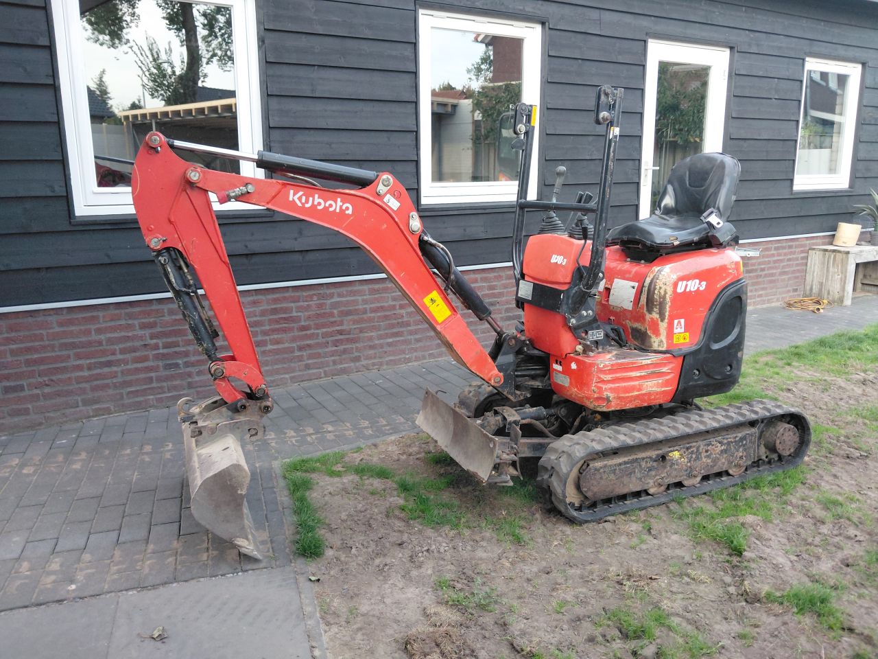 Minigraver Kubota U10-3 ( Bj 2016 ) Minikraan / Graafmachine