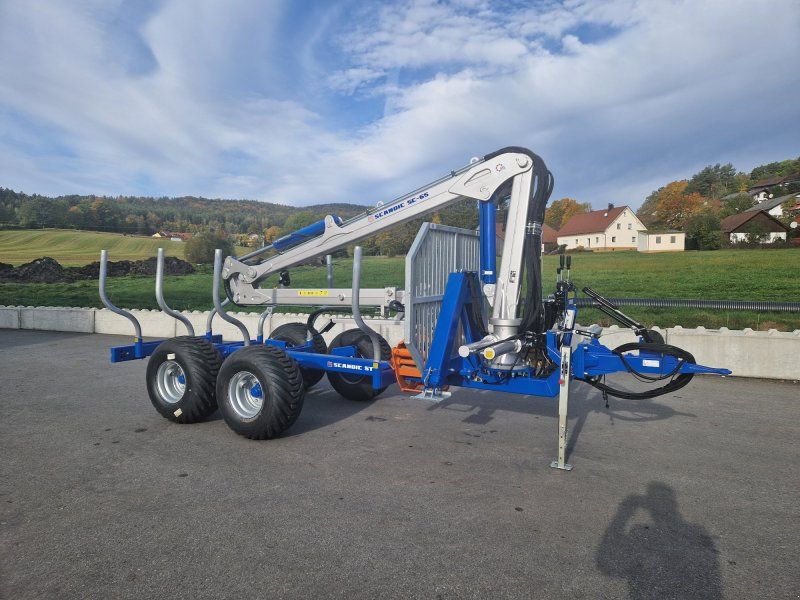 Scandic ST-7 Rückewagen 7,4t 7,1m Kran 450kg Hubkraft l Hydr.Brems