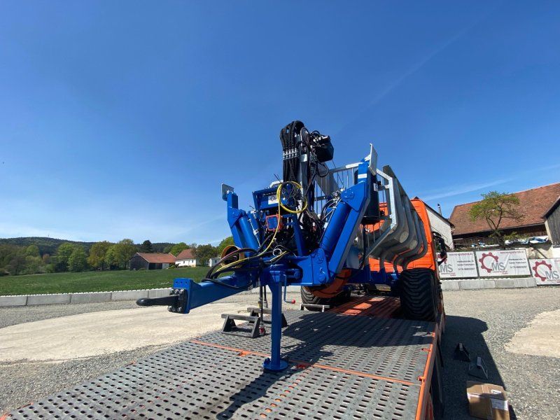 Scandic ST-10S 13t 9m Kran 750kg Hubkraft Druckluft Seilwinde Radantrieb