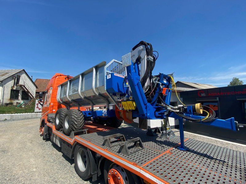 Scandic ST-10S 13t 9m Kran 750kg Hubkraft Druckluft Seilwinde Radantrieb