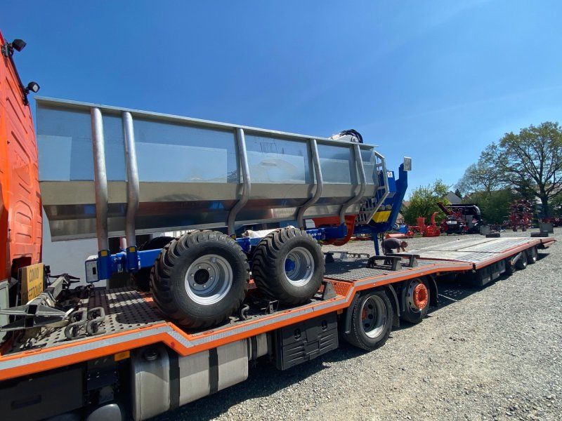 Scandic ST-10S 13t 9m Kran 750kg Hubkraft Druckluft Seilwinde Radantrieb