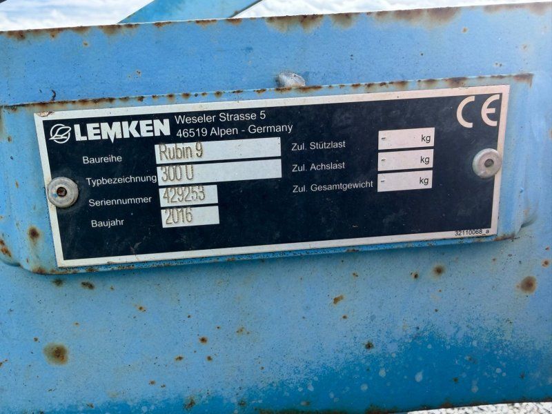 Lemken Déchaumeur RUBIN 9