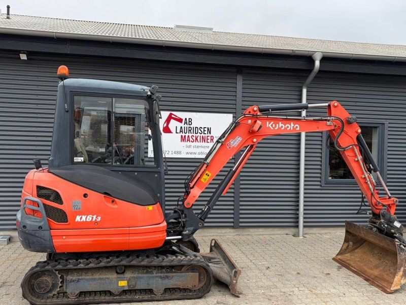 Kubota kx61-3 Yderst velholdt KX61-3 minigraver til salg med 140