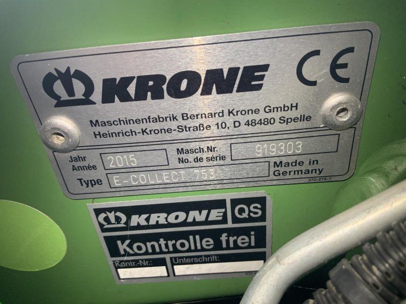 Krone Easy Collect 753