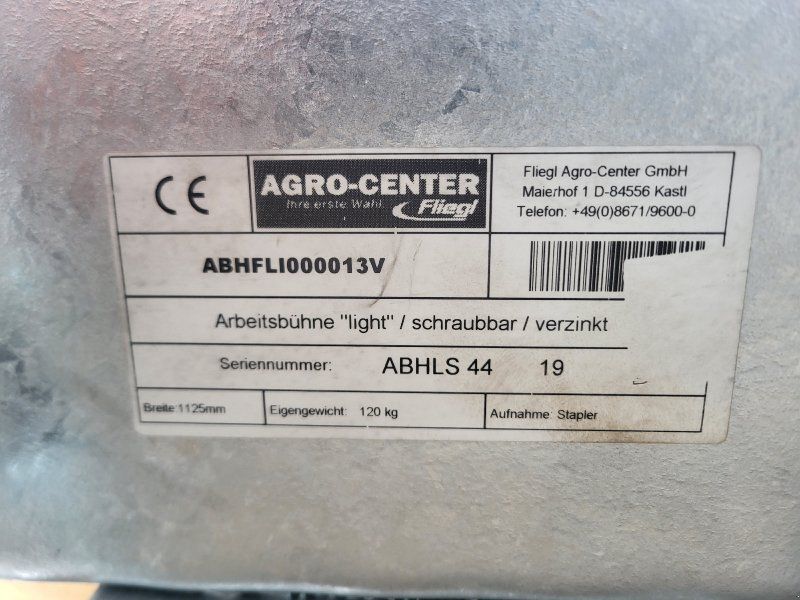 Fliegl Stapleraufnahme