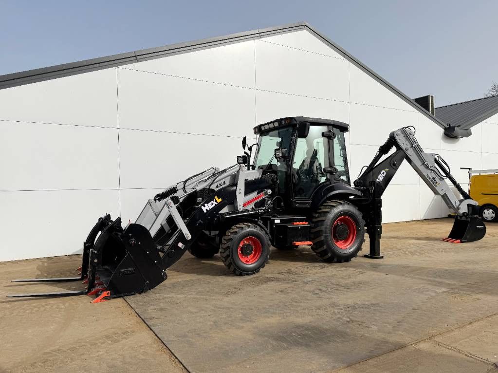 HexL 420x 4WD - Telescopic boom - 4/1 Bucket + For
