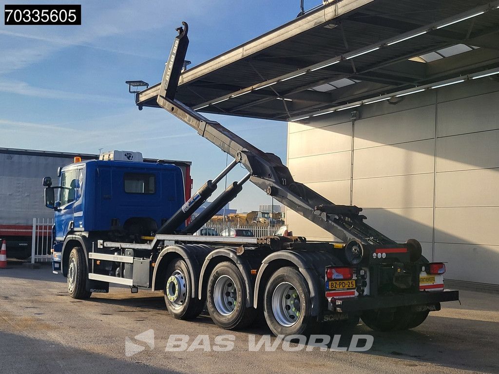 Scania P420 8X2 NL-truck APK VDL S-30-6600 containersystem Steering axle Automatic EEV