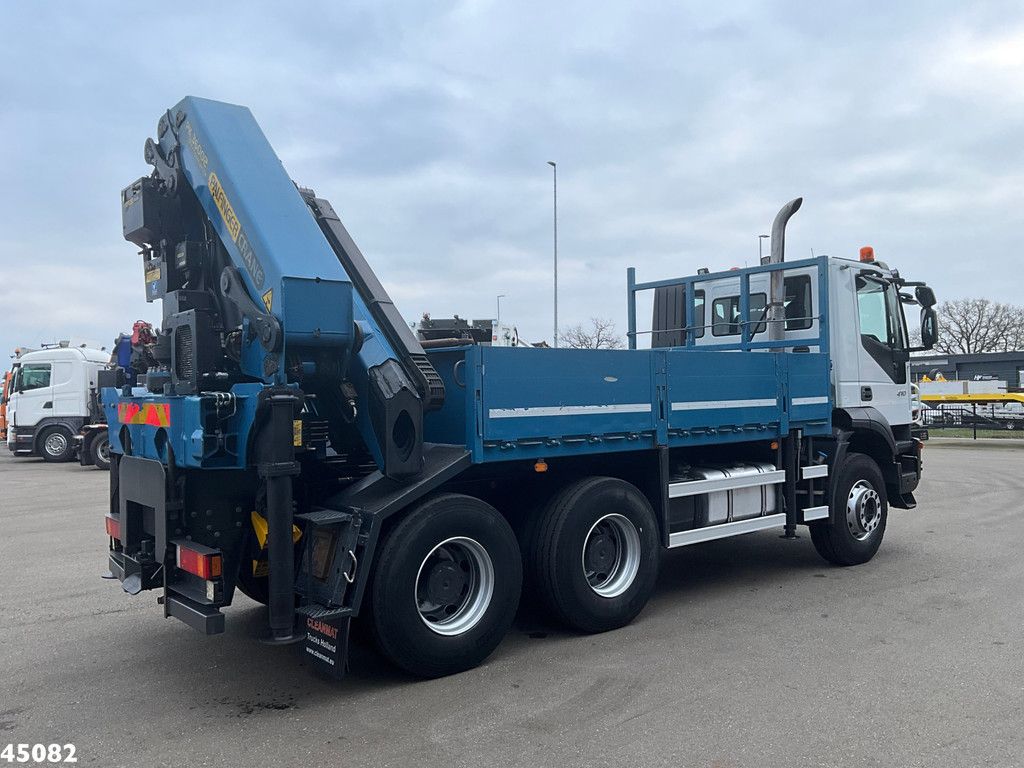 Iveco Trakker 260T41 Euro 5 6x4 Full Steel Palfinger 36 Tm laadkraan Just 133.291 km!