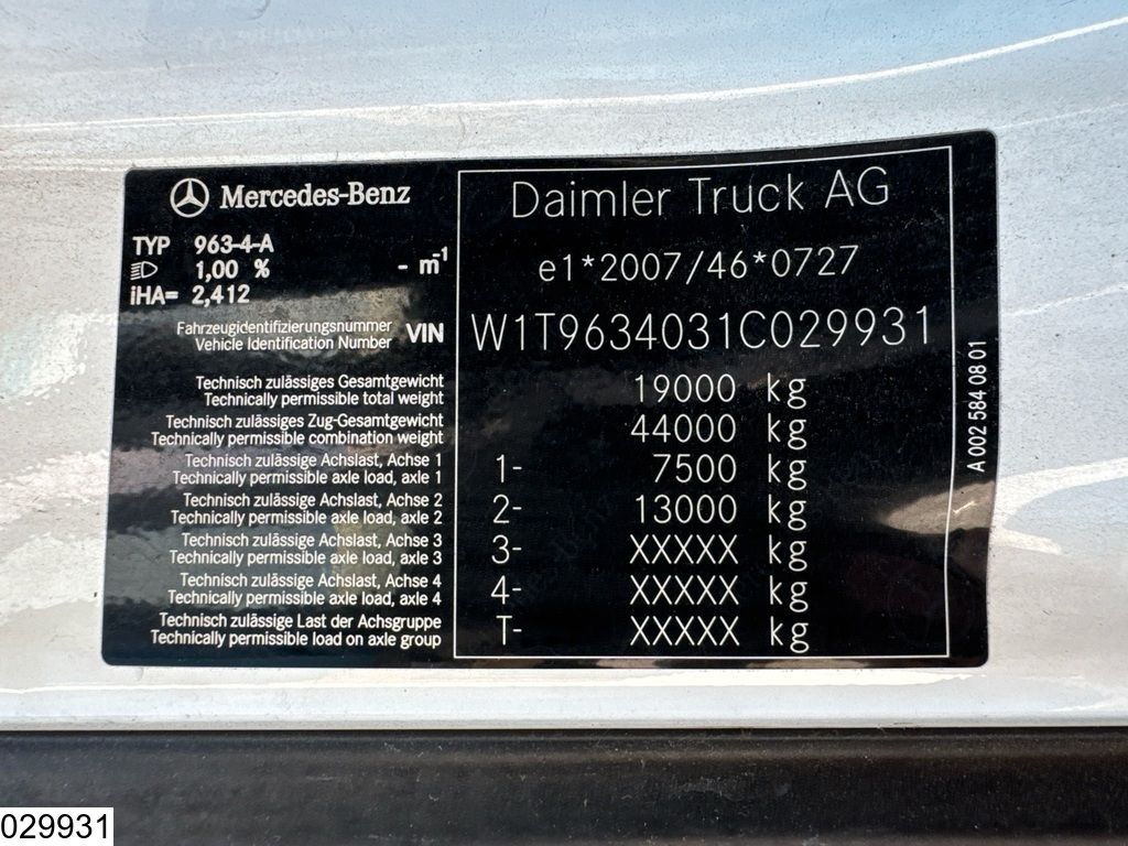 Mercedes Actros 1845 EURO 6d
