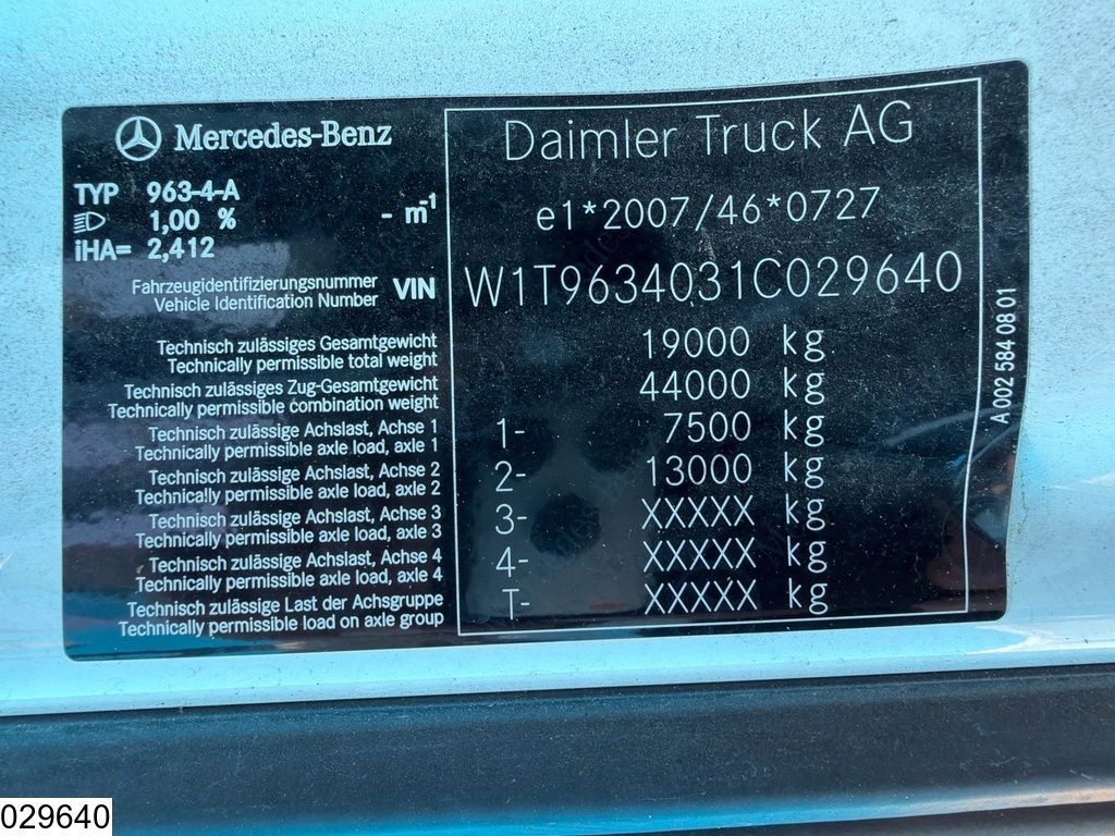 Mercedes Actros 1845 EURO 6d