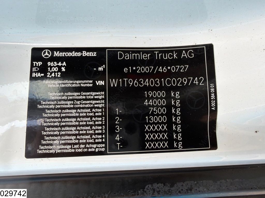 Mercedes Actros 1845 EURO 6
