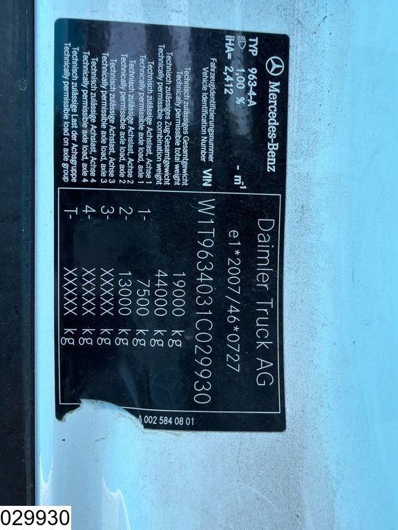 Mercedes Actros 1845 EURO 6D