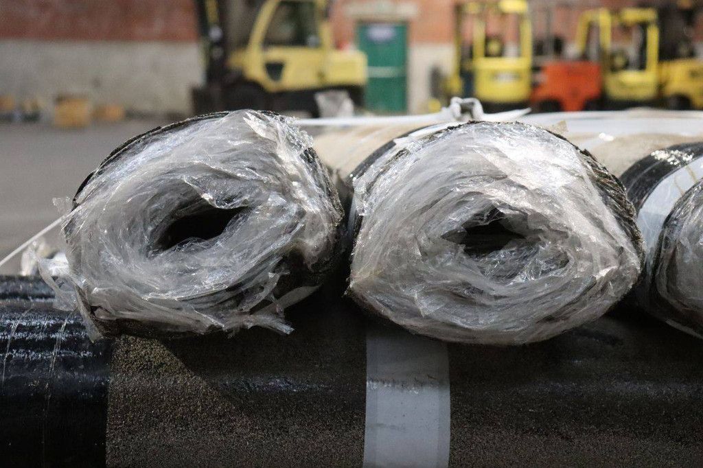 Rolls of roofing