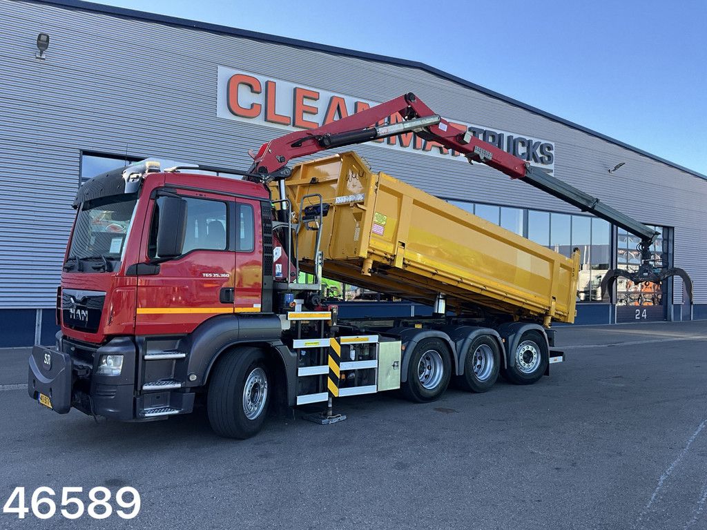 Man TGS 35.360 8x4 Euro 6 HMF 22 Tonmeter Z-kraan