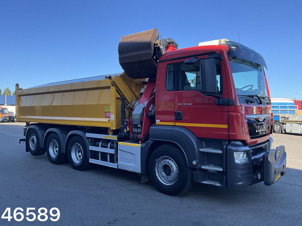 Man TGS 35.360 8x4 Euro 6 HMF 22 Tonmeter Z-kraan