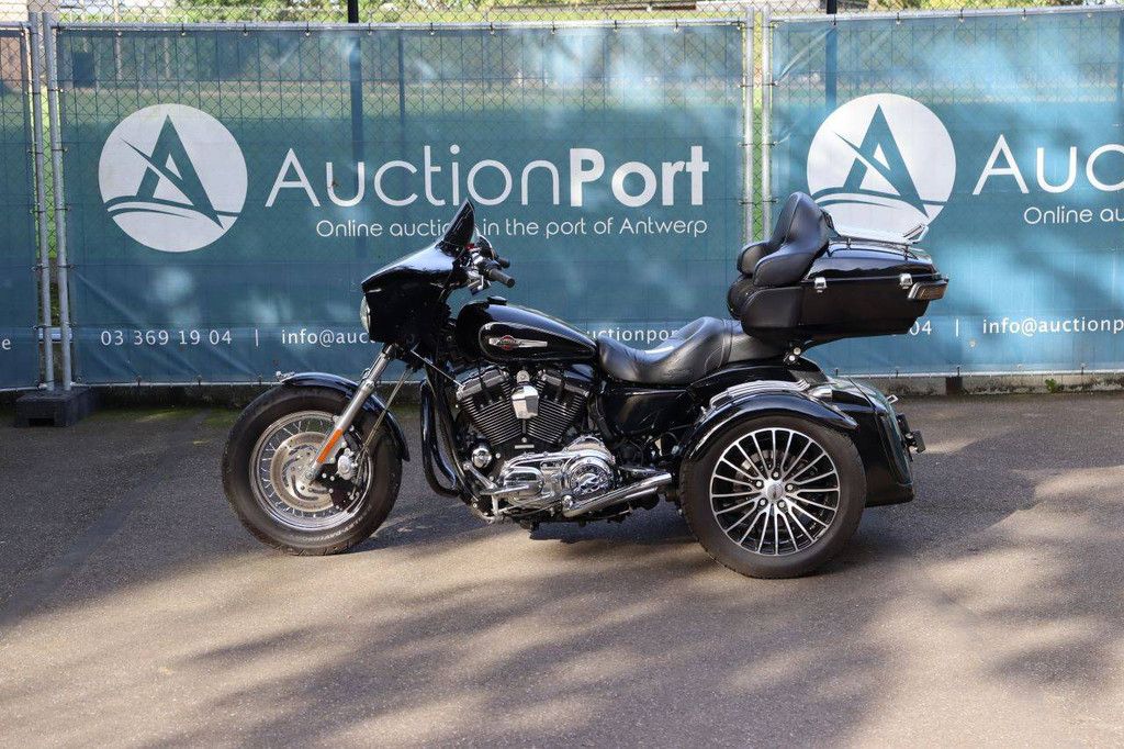 Motorcycle Harley-Davidson TSPORTSTER 1200 TRIKE EML Petrol 2012 (Margin)