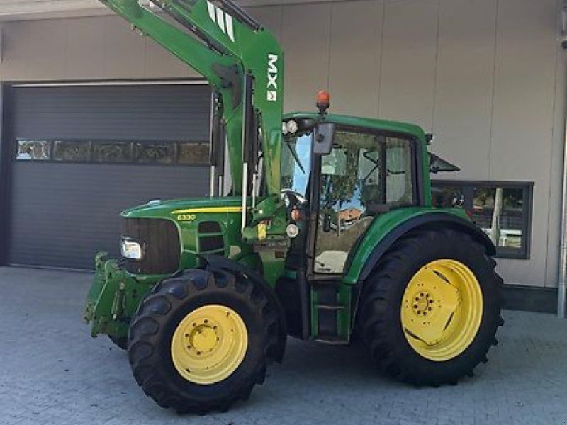 John Deere 6330 Premium AutoQuad Plus, Frontlader+FKH+DL+Klima+50 Km/H