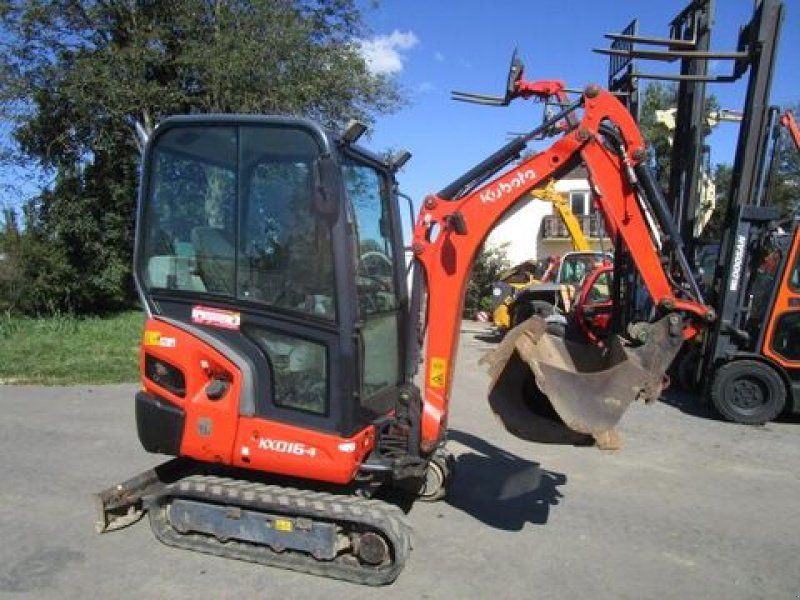 Kubota KX 016-4 mit hydraul. Schnellwechsler + 3 Löffel