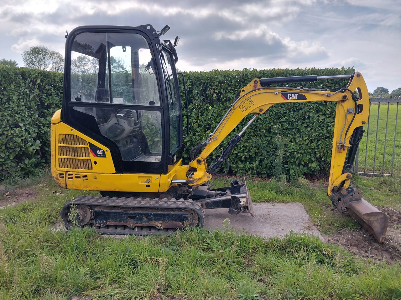 Minigraver Caterpillar 301.7 D / Sloop-sorteer / Minikraan