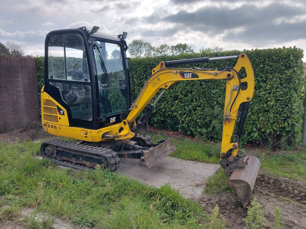 Minigraver Caterpillar 301.7 D / Sloop-sorteer / Minikraan