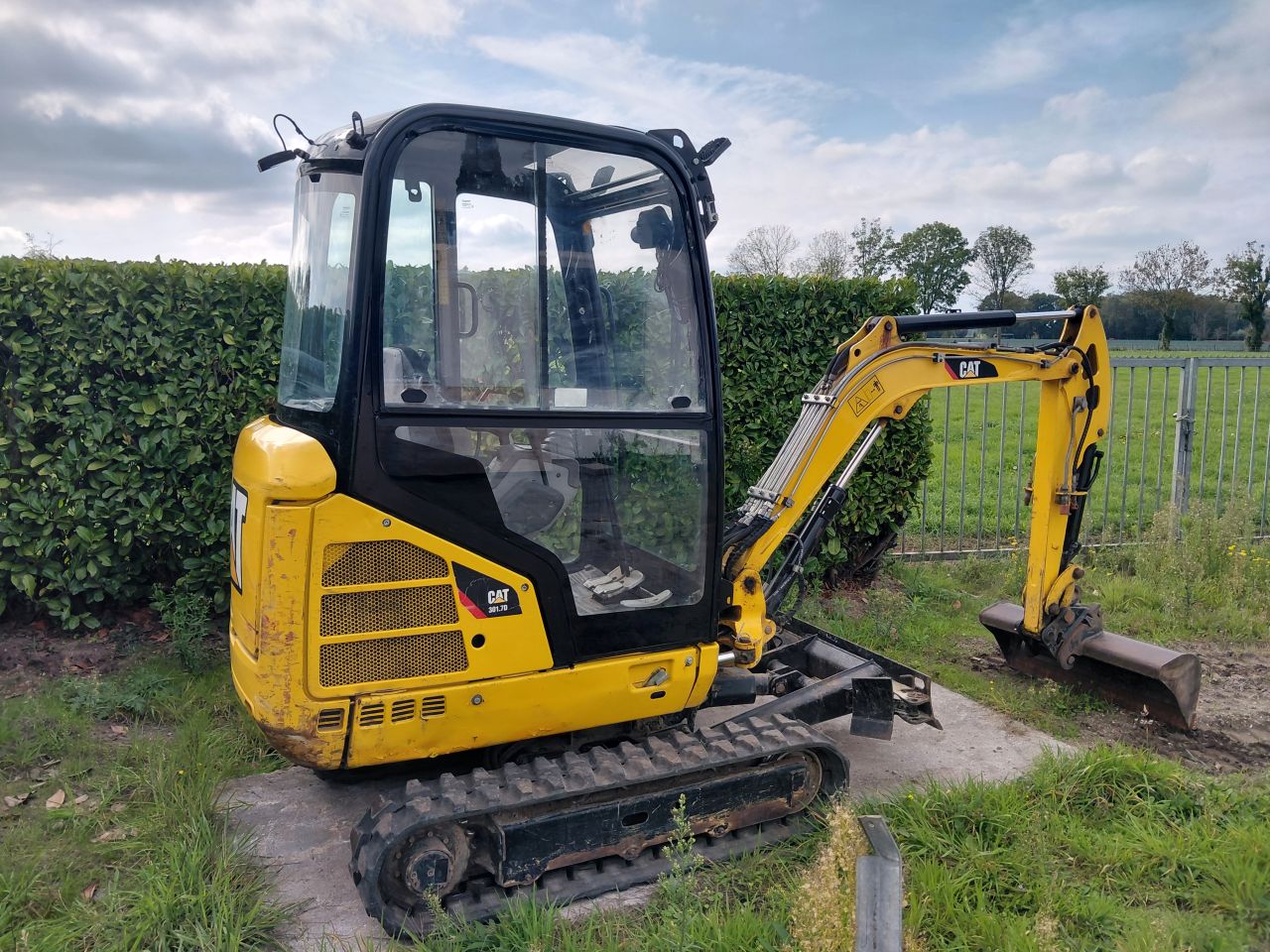 Minigraver Caterpillar 301.7 D / Sloop-sorteer / Minikraan
