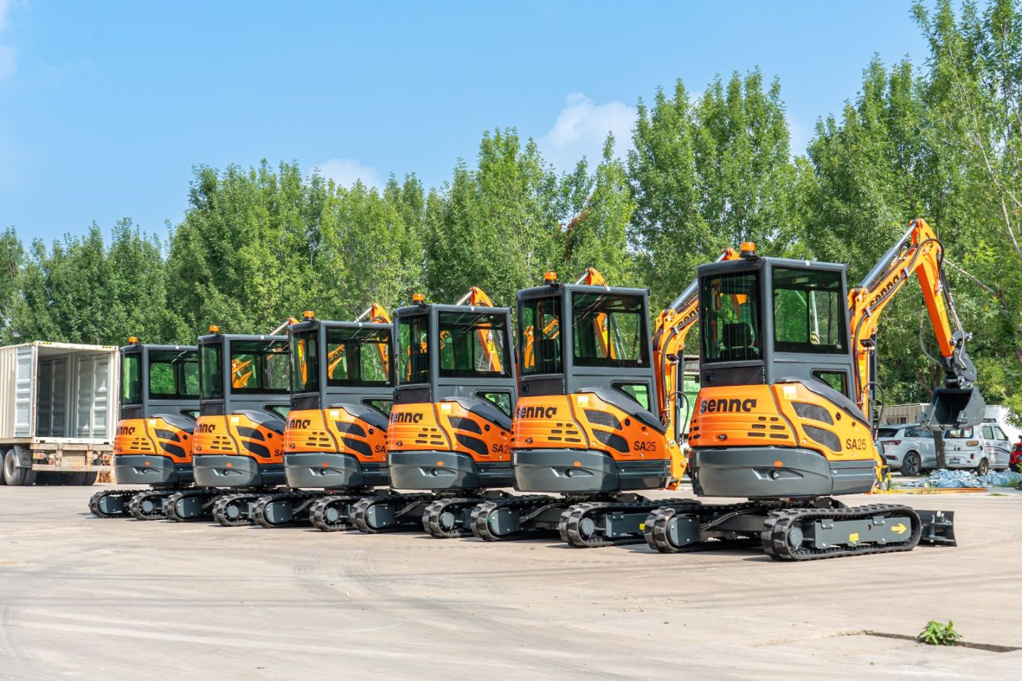 Senna Tools SA25 graafmachine 2500 kg – Kubota – 3 bakken