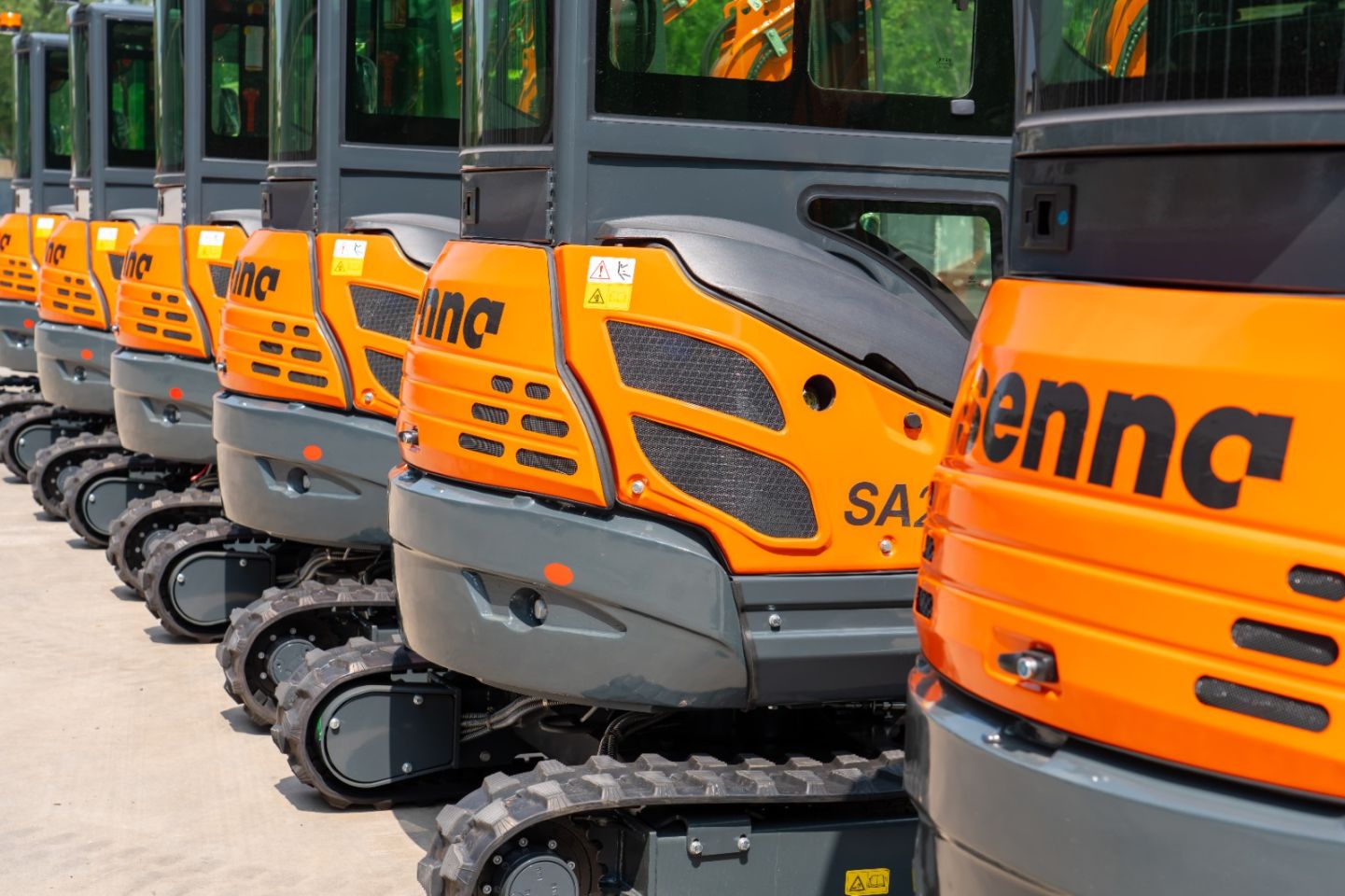 Senna Tools SA25 graafmachine 2500 kg – Kubota – 3 bakken
