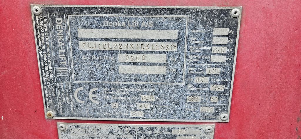 Hinowa DENKA LIFT DL 22