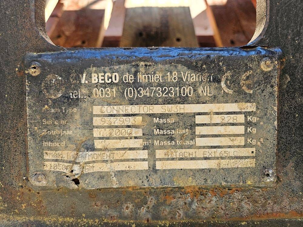 Beco Gebruikte snelwissel hydraulisch