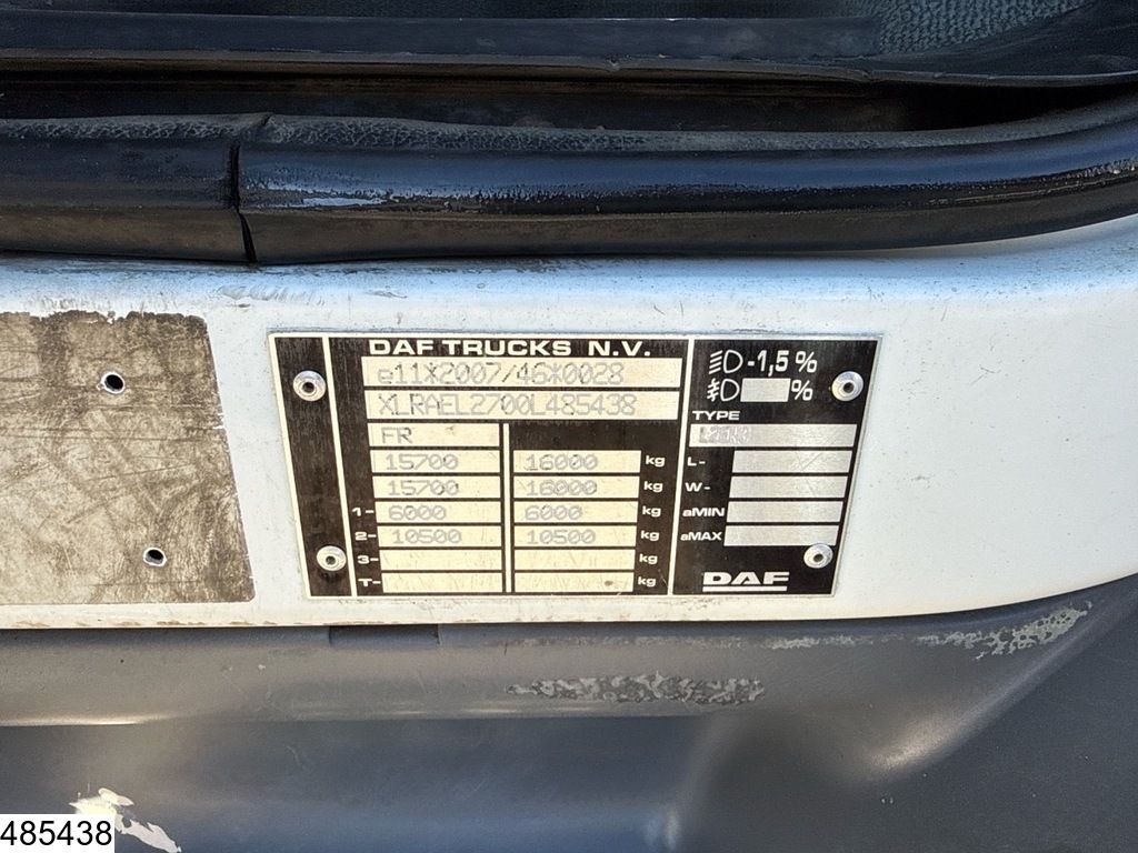 DAF LF 230 EURO 6, Manual, Dhollandia