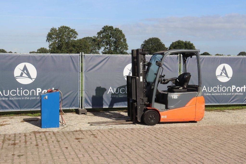 Toyota 8FBET16 Electric Forklift 1600kg 4.5m 2014