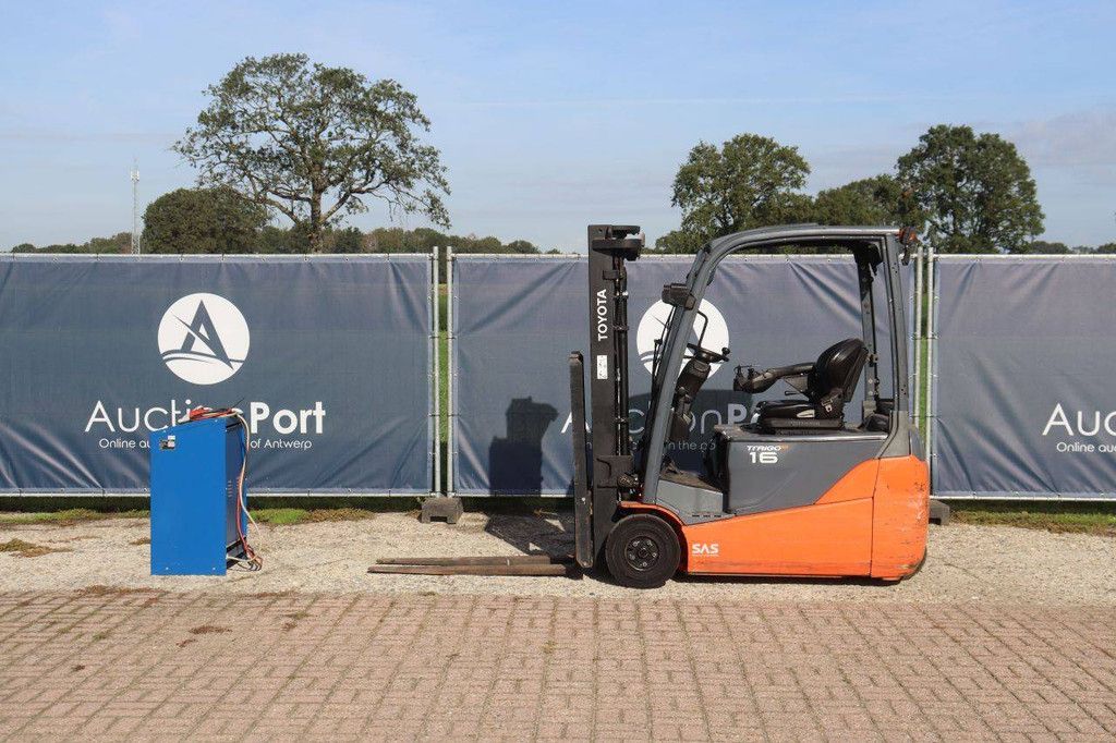 Toyota 8FBET16 Electric Forklift 1600kg 4.5m 2014