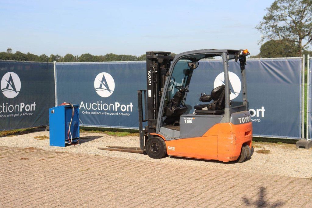 Toyota 8FBET16 Electric Forklift 1600kg 4.5m 2014