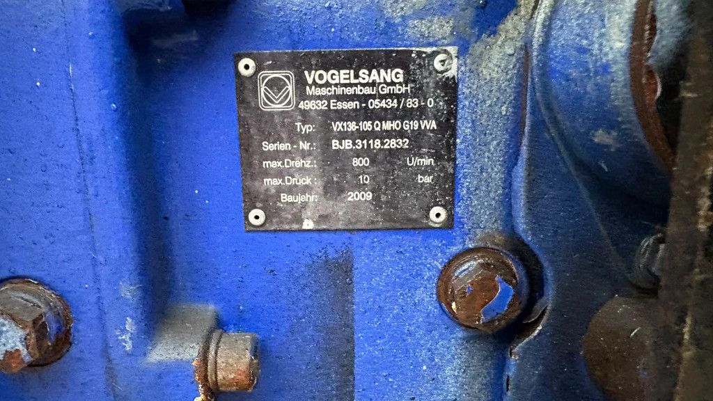 SEKA 28.500L Isolated RVS/Stainless steel Vogelsang pump 4.5