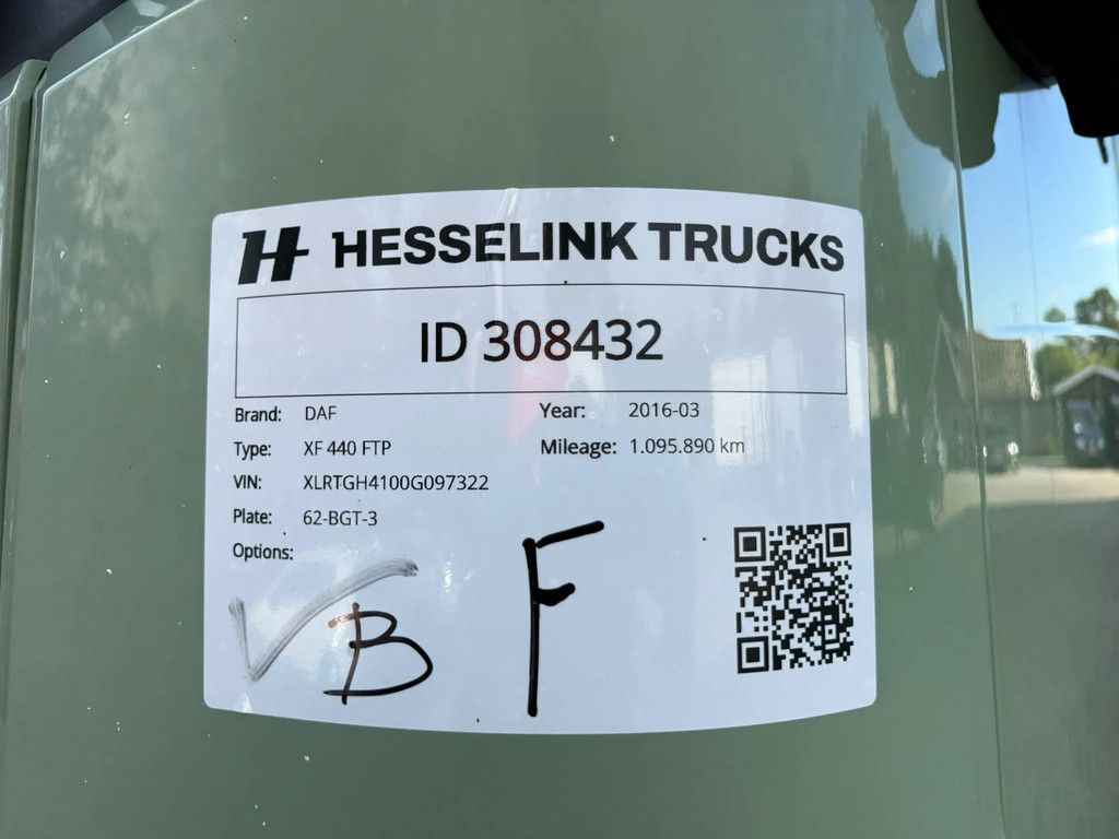 DAF XF 440 6x2 FTP Midlift Standairco NL Truck APK/TUV 03-2027