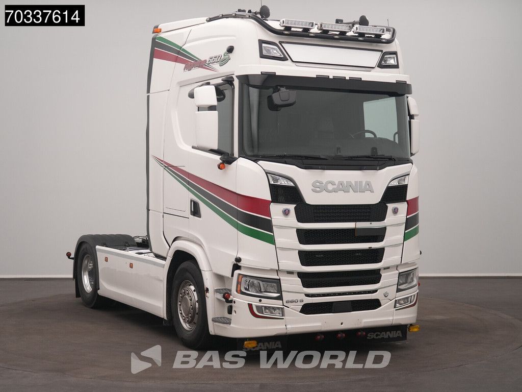 Scania S S660 4X2 V8 Full-Air Retarder Leder 2xTanks Alcoa's ACC Navi Standklima Alcoa's