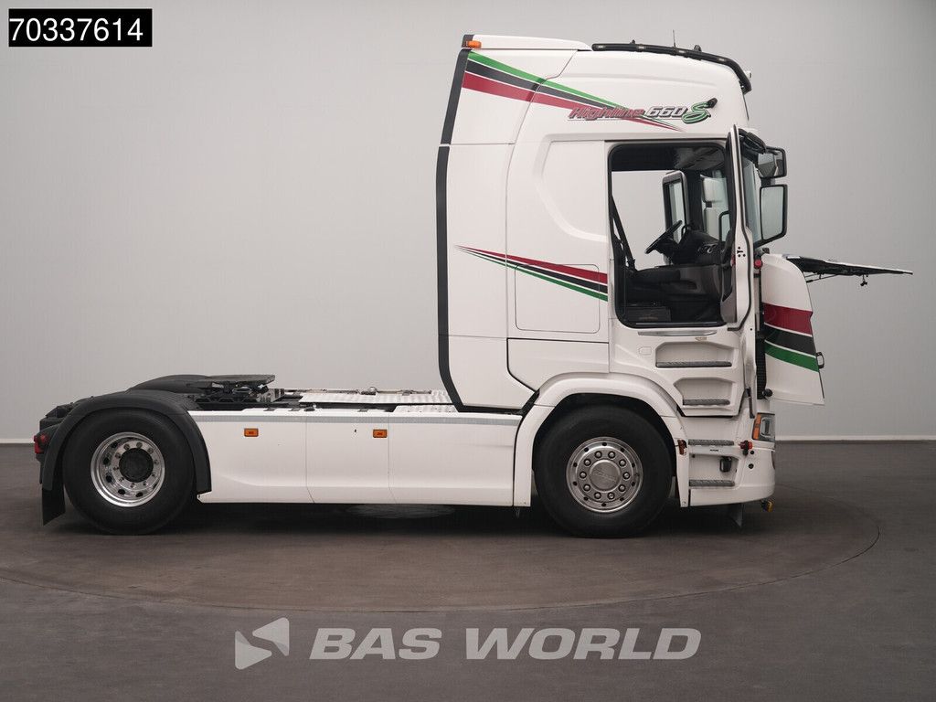 Scania S S660 4X2 V8 Full-Air Retarder Leder 2xTanks Alcoa's ACC Navi Standklima Alcoa's