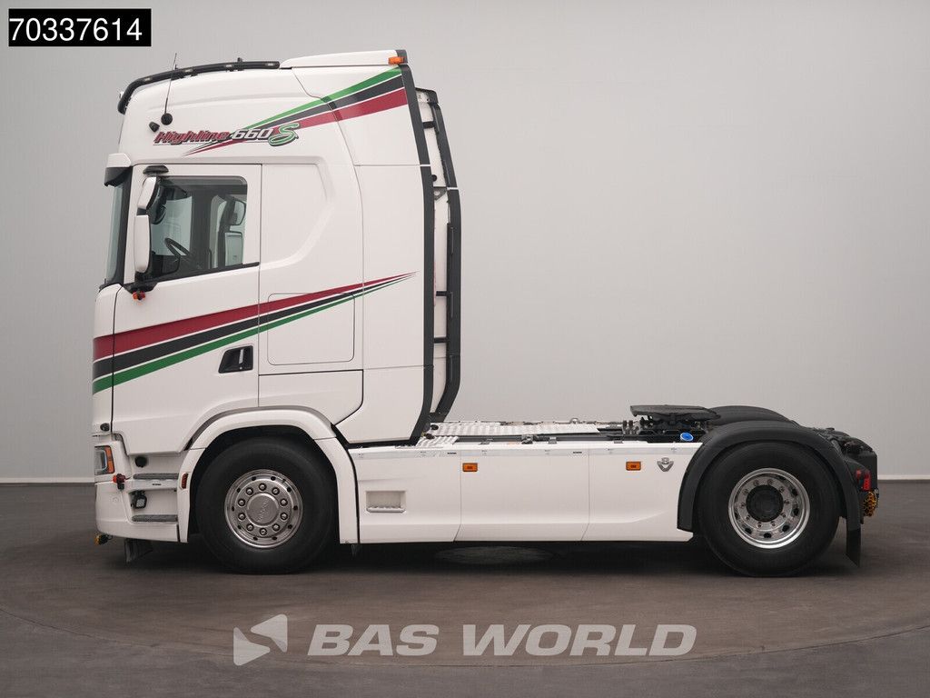 Scania S S660 4X2 V8 Full-Air Retarder Leder 2xTanks Alcoa's ACC Navi Standklima Alcoa's