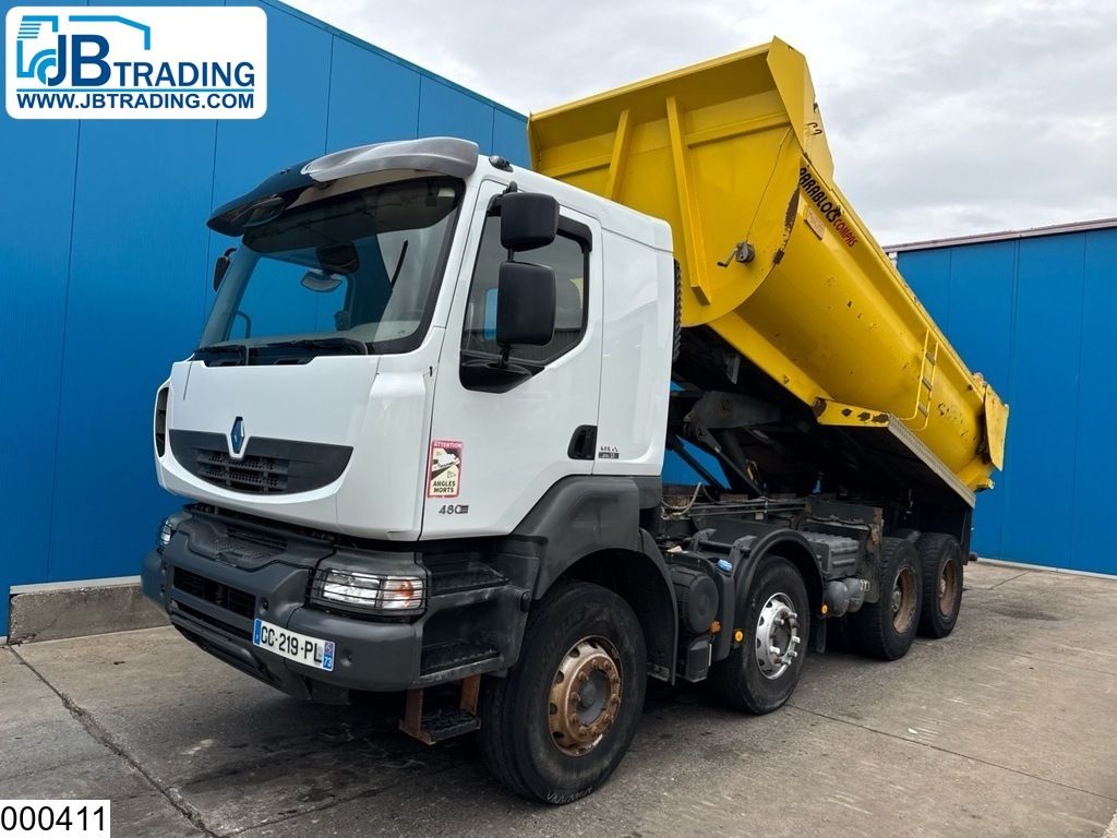 Renault Kerax 480 Dxi 8x4, EURO 5, Steel suspension, Hydro