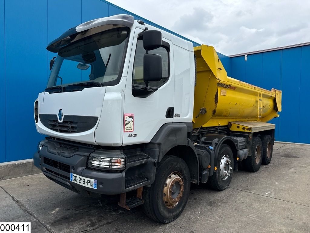 Renault Kerax 480 Dxi 8x4, EURO 5, Steel suspension, Hydro