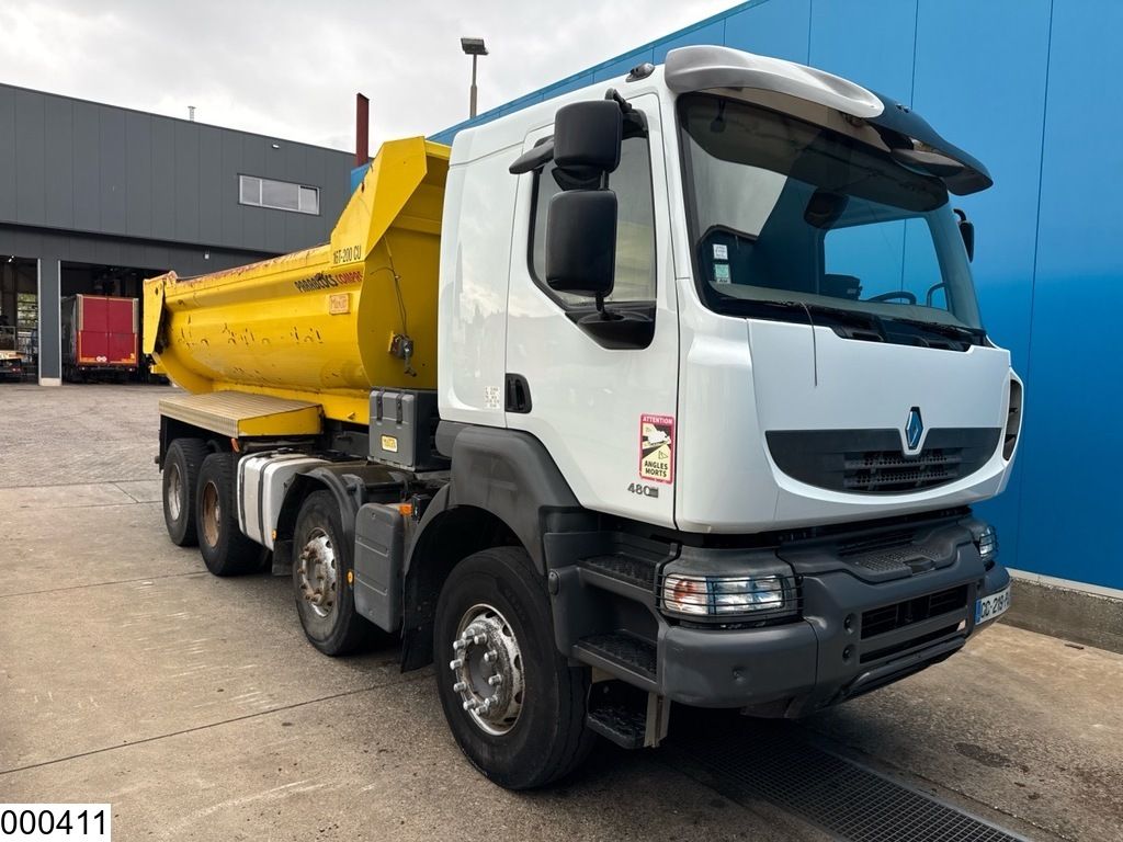 Renault Kerax 480 Dxi 8x4, EURO 5, Steel suspension, Hydro