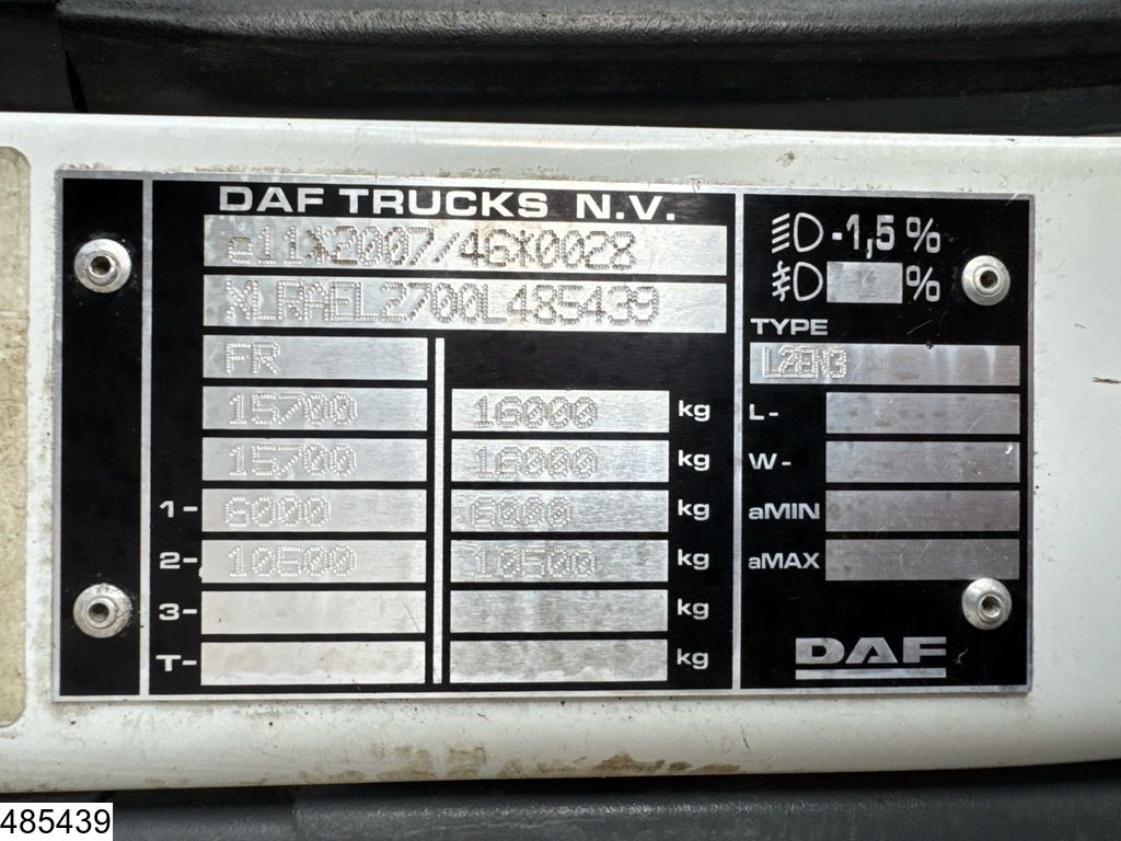 DAF LF 230 EURO 6, ACC, Dhollandia