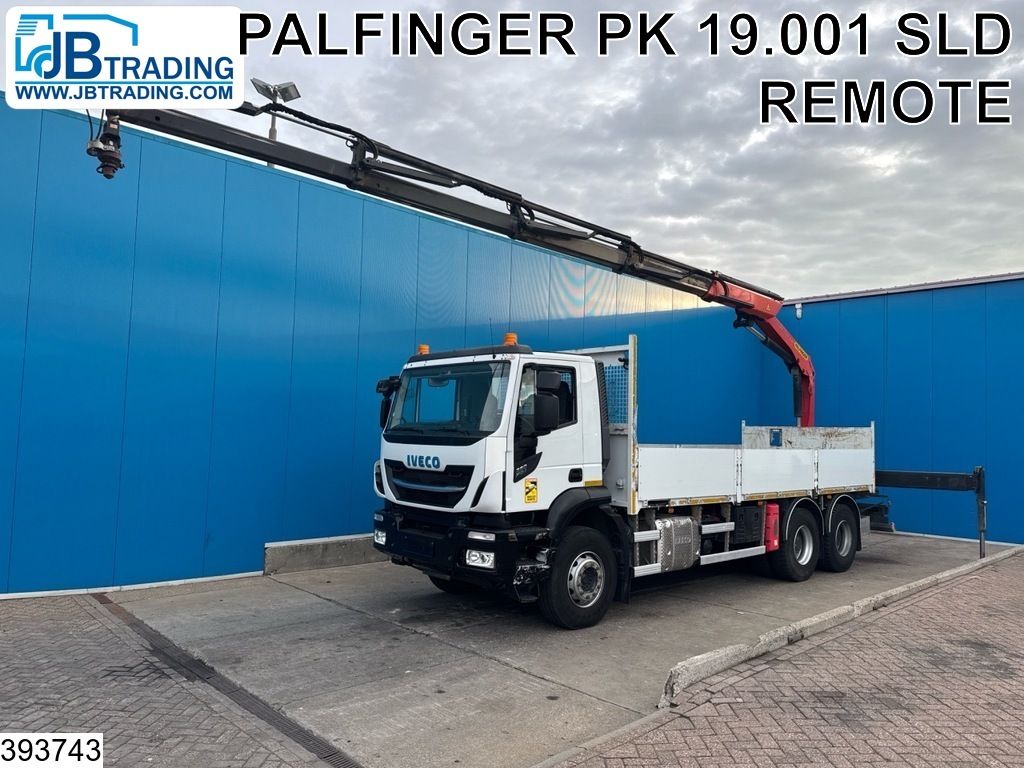Iveco Stralis 360 X-way 6x4, Palfinger, Remote, Steel suspension