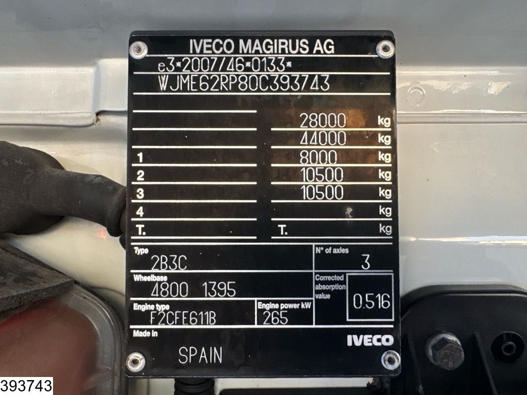 Iveco Stralis 360 X-way 6x4, Palfinger, Remote, Steel suspension