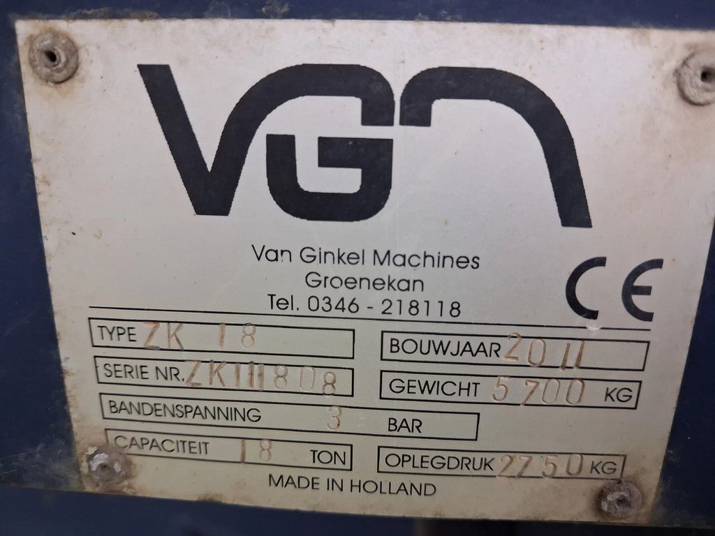 VGM ZK18 ZK 18 kipper/dumper