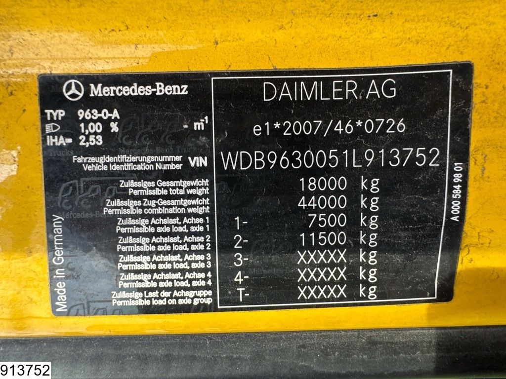 Mercedes Actros 1843 EURO 6, Kässbohrer, Combi, Supertrans