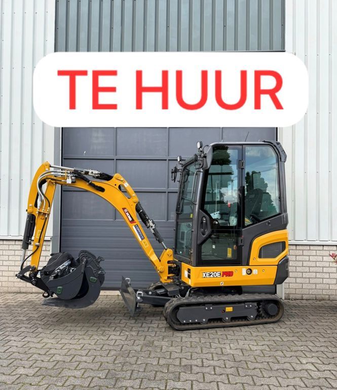 XCMG Verhuur | huur 2t graafmachine €115 dag