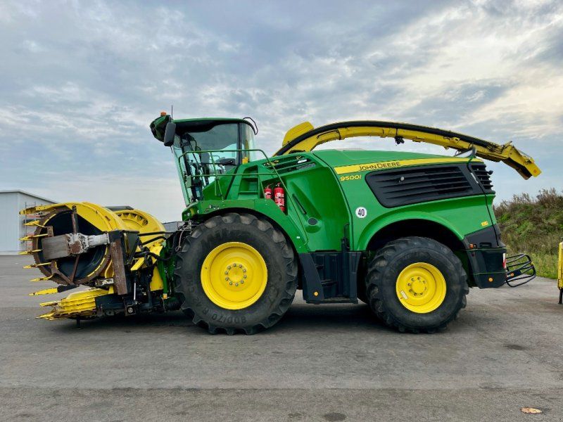 John Deere 9500 i, KEMPER 460 Plus, Pick Up KEMPER 639 Premium, nur 1.039 h