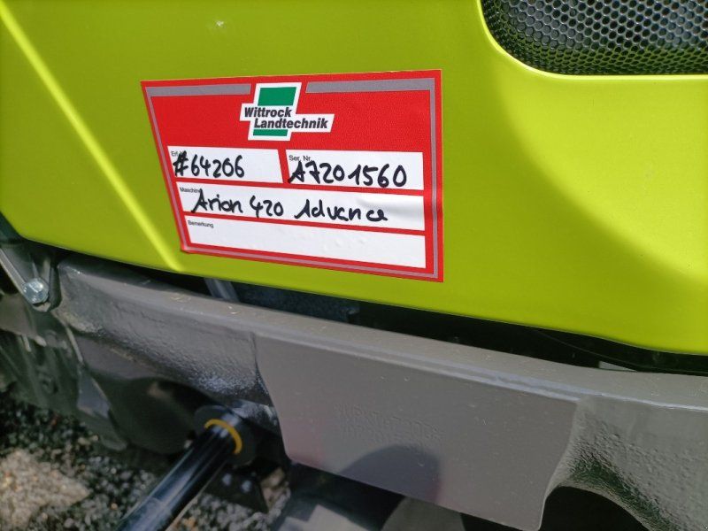 Claas Arion 420 Advanced